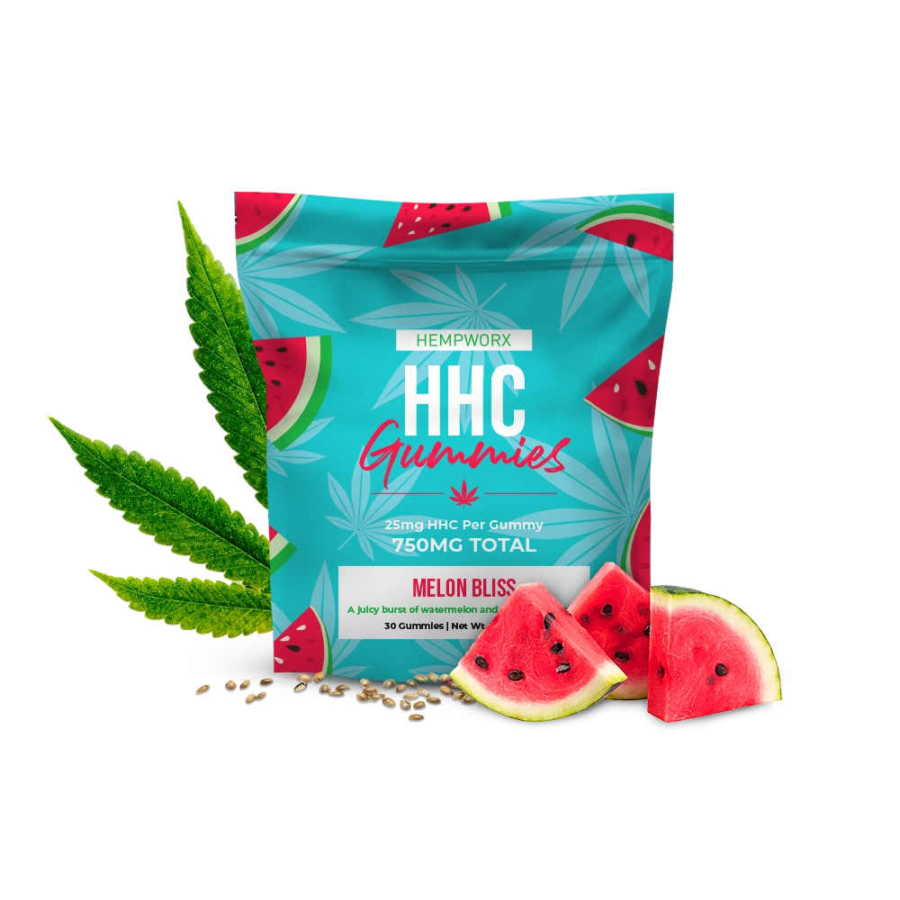 HempWorx HHC Gummies - Melon Bliss 1 HempWorx HHC Gummies - Melon Bliss