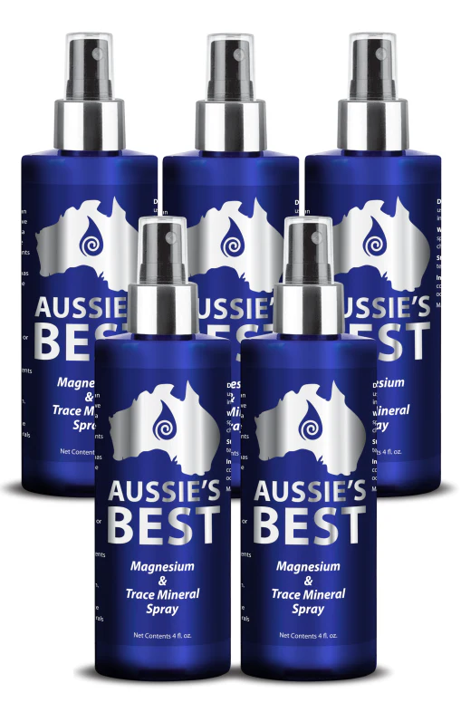 Aussie's Best Magnesium & Trace Mineral Spray 4oz - BUY 4 get 1 FREE 1 Aussie's Best Magnesium & Trace Mineral Spray 4oz