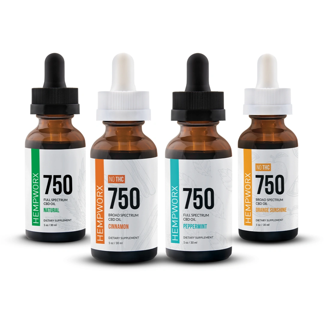 HempWorx Tincture 4-Pack 750mg 1 HempWorx Tincture 4-Pack 750mg