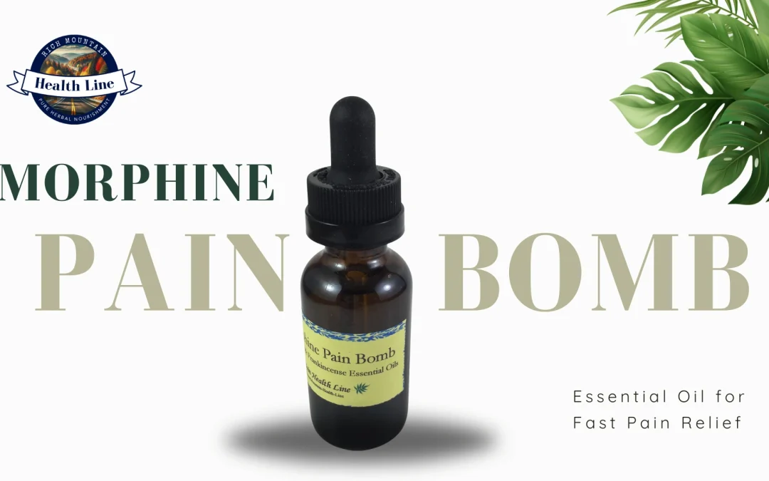 Morphine Pain Bomb: Essential Oil for Fast Pain Relief and Natural Healing Drops