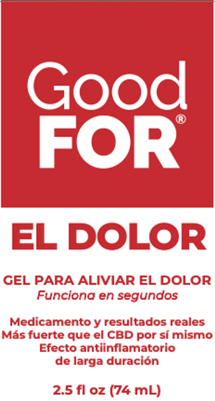 GoodFOR Pain (El Dolor - Spanish label) - 3.4 ounce pump 1 GoodFOR Pain (El Dolor - Spanish label) - 3.4 ounce pump
